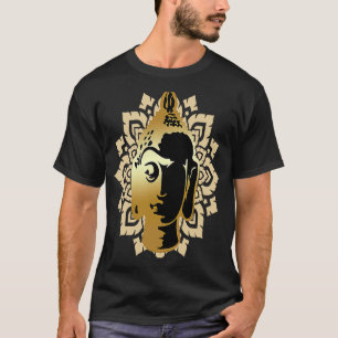 T-shirt Buddha Statue Chef Mandala Méditation taoïste Zen 