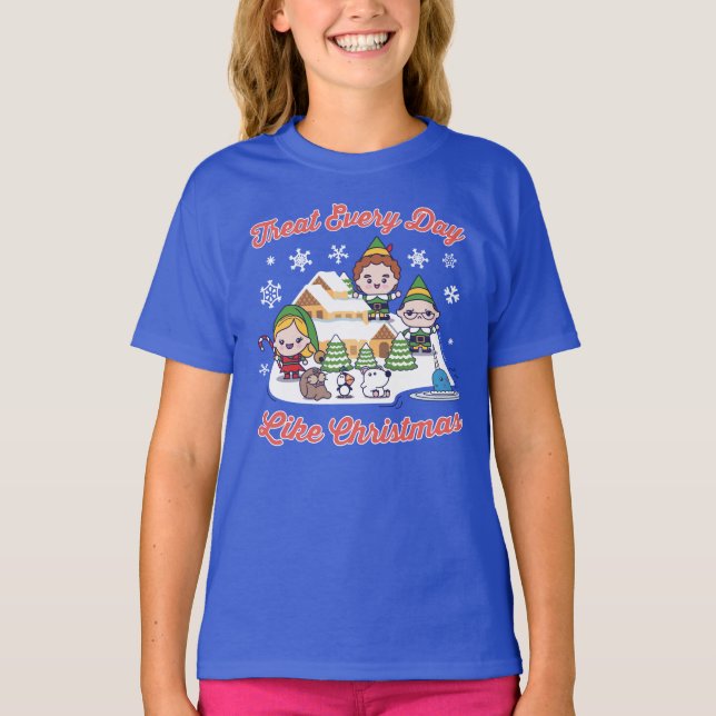 T-shirt Buddy l'Elf Chibi Graphic (Devant)