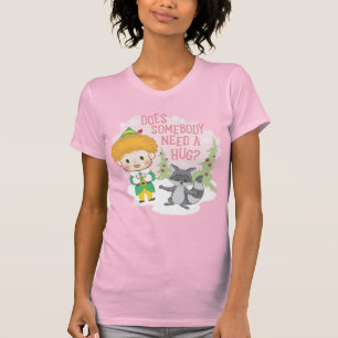 T-shirt Buddy l'Elfe Quelqu'un a besoin d'un câlin ?