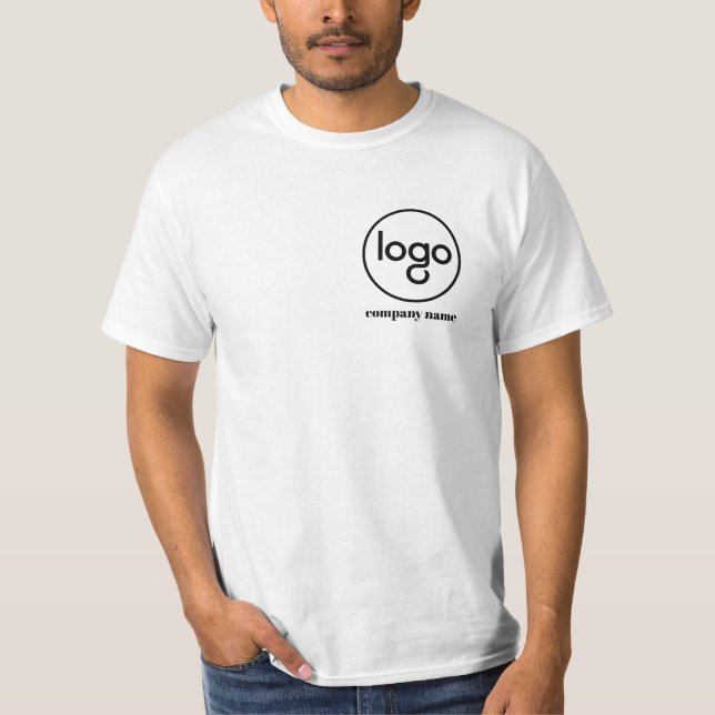 T-shirt budget hommes blanc (Devant)