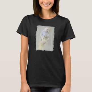 T-shirt Budgie Bird No 7 Illustration du portrait animal