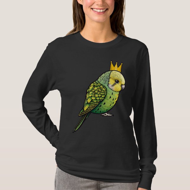 T-shirt Budgie Bird Parakeet For Budgerigar Owner (Devant)