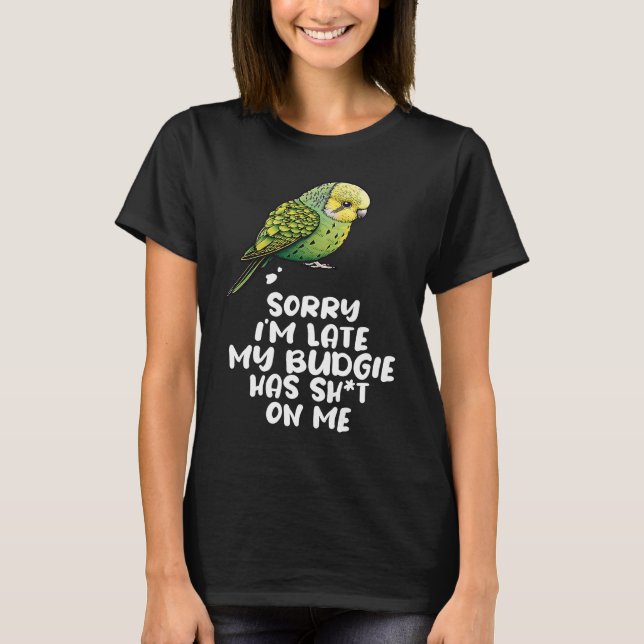 T-shirt Budgie Bird Parakeet For Budgerigar Owner  1 (Devant)