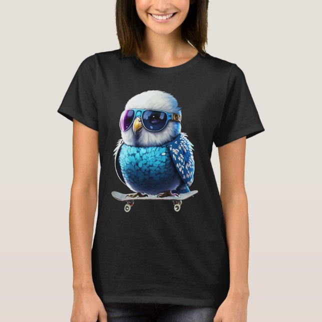 T-shirt Budgie Bird Parakeet For Budgerigar Owner 2 (Devant)
