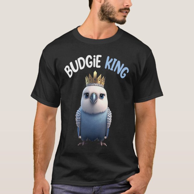 T-shirt Budgie Bird Parakeet Pour Propriétaire Budgerigar  (Devant)