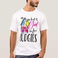 Budgie Bird Tee Juste Une Fille Qui Aime Les Budgi