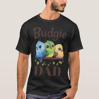 T-shirt Budgie Dad Budgerigar Parakeet Bird 15