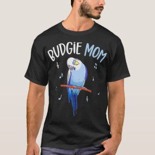 T-shirt Budgie Maman Parakeet Budgerigar Femmes Drôle