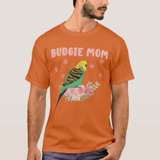 T-shirt Budgie Maman Parakeet maman Amant d'oiseau drôle