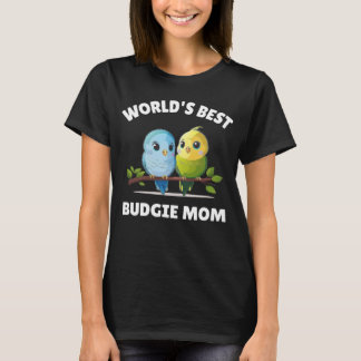 T-shirt Budgie Mom Budgerigar Parakeet Bird 32