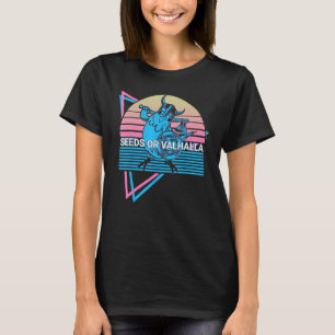T-shirt Budgie Parakeet Semences Rétro Ou Valhalla