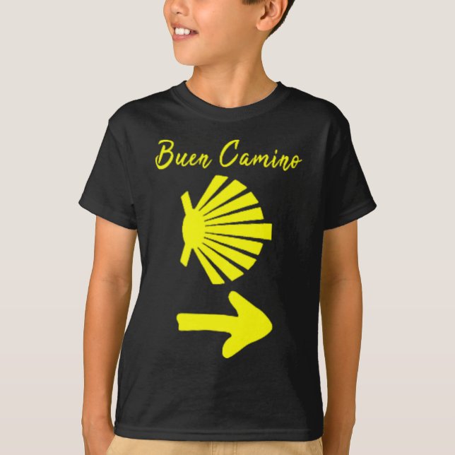 T-shirt Buen Camino De Santiago De Compostela St. James Wa (Devant)