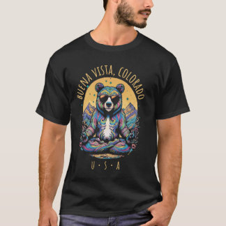 T-shirt Buena Vista Colorado Abstrait Ours Chill Zen Yoga