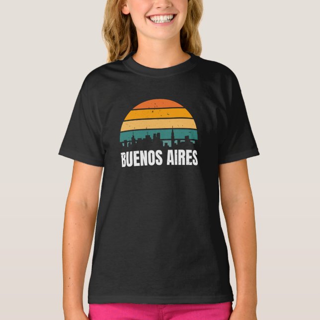 T-shirt Buenos Aires Rétro  (Devant)