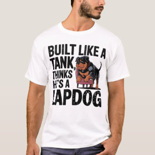 T-shirt Buff Rottweiler - Art de chien coriace