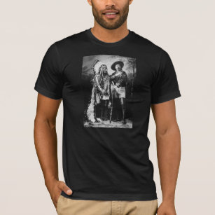 T-shirt Buffalo Bill Cody et séance Taureau - Circa 1885