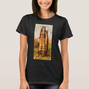 T-shirt Buffalo Bill Plus Belle Fille Indienne 1880s