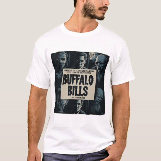 T-shirt buffalo bills halloween (Devant)
