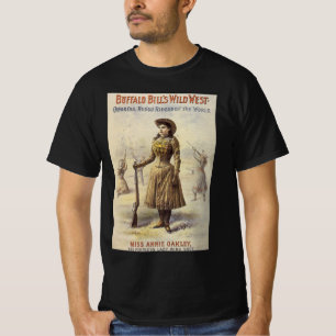 T-shirt Buffalo Bill's Wild West Show avec Annie Oakley