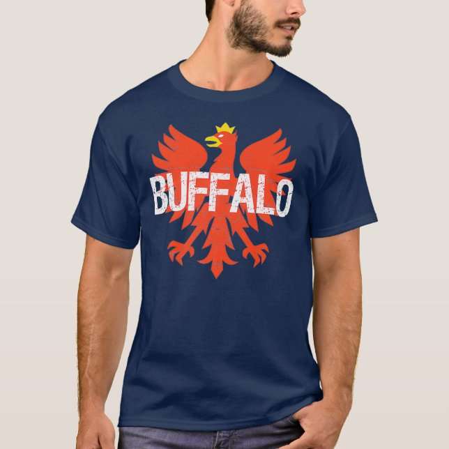 T-shirt Buffalo New York Dyngus Day Capitale polonaise NY (Devant)