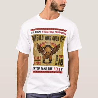 T-shirt Buffalo, NY - aile chaude de Buffalo du feu