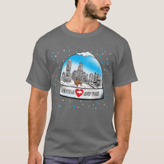 T-shirt BUFFALO NY snowglobe 716 New York love BFLO winte