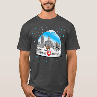 T-shirt BUFFALO NY snowglobe 716 New York love BFLO winte
