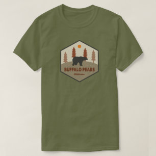 T-shirt Buffalo Peaks Wilderness Colorado Ours