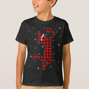T-shirt Buffalo Plaid Family Correspondance Volley-ball No