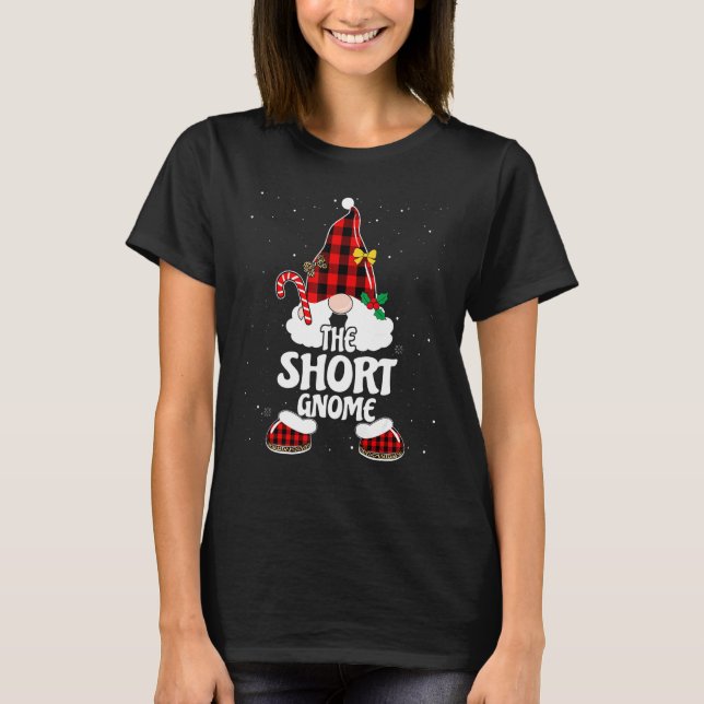 T-shirt Buffalo Plaid Matching Famille Christma (Devant)