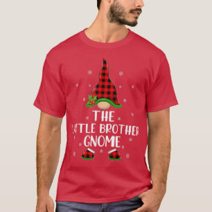 T-shirt Buffalo Plaid Matching The Little Brother Gnome Ch