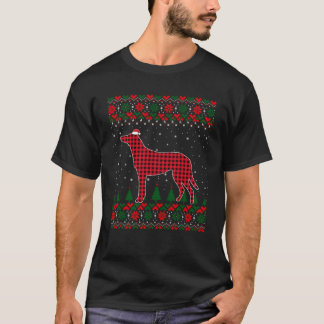 T-shirt Buffalo Plaid Smolie Collie Dog Ugly Famille M