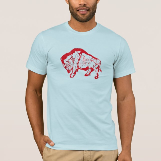 T-shirt Buffalo : rouge (Devant)