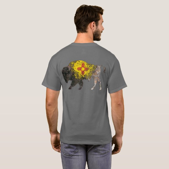 T-shirt Buffalo Spirit du Nouveau-Mexique (Dos entier)