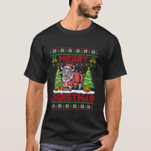 T-shirt Buffalo Xmas Tree éclaire mauvais Père Noël Water