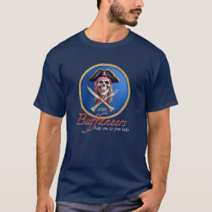 T-shirt "Buffaneers" Pirate Skull pour les navires de croi