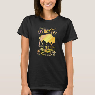 T-shirt Buffle Bison Drôle Ne Caresse Pas Les Vaches Duvet