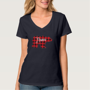 T-shirt Buffle de la famille du pyjama rouge carné Nana
