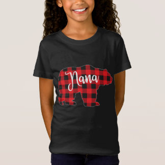 T-Shirt Buffle de la famille du pyjama rouge carné Nana
