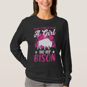 T-shirt Buffle d'eau de bison de filles de buffles