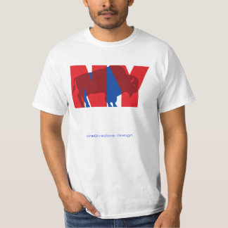 T-shirt BUFFLE NY (rouge)