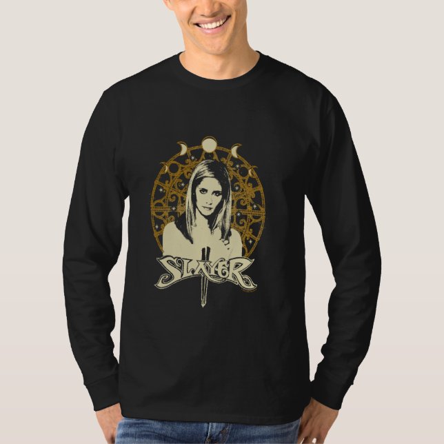 T-shirt Buffy Le Vampire Slayer Buffy Celestial Slayer Bi (Devant)