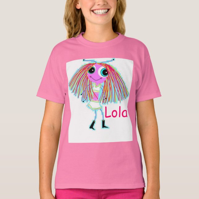 T-shirt Bug Hip hop Lola (Devant)