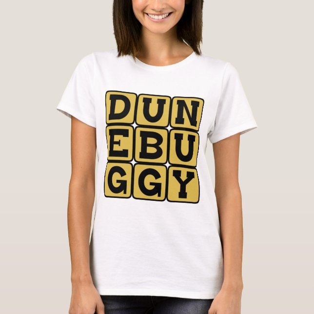 T-shirt Buggy des dunes, Transport de plage (Devant)