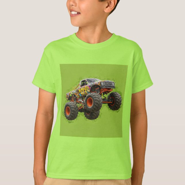 T-shirt Buggy jaune, par Natasha Us (Devant)