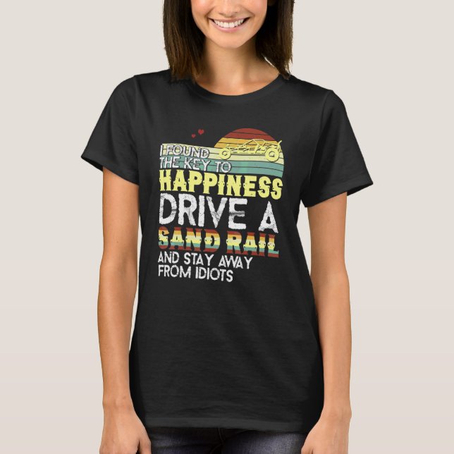 T-shirt Buggy Rail de Dune Buggy Tout-terrain Course de Sa (Devant)