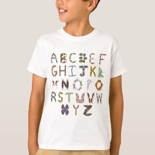 T-shirt Bugs Alphabet pour enfants
