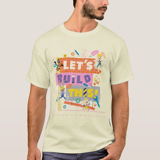 T-shirt BUGS BUNNY BUILDERS™| "Construisons ce site" (Devant)