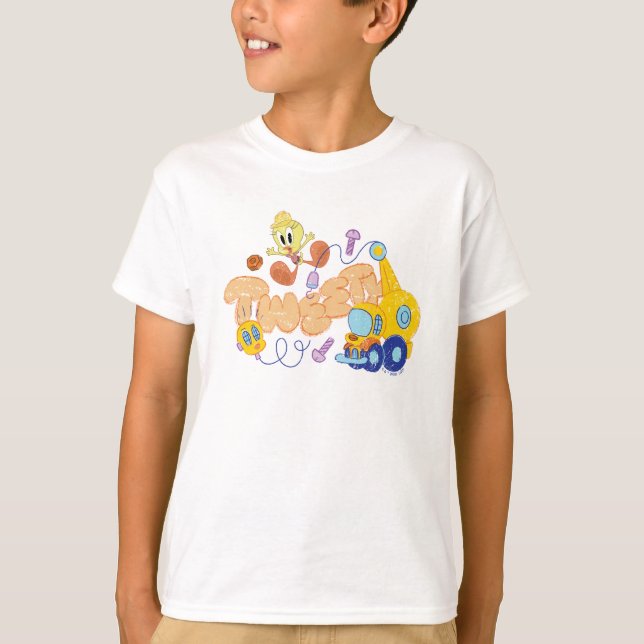 T-shirt BUGS BUNNY BUILDERS™| Croquis de TWEETY™ (Devant)