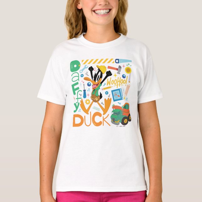 T-shirt BUGS BUNNY BUILDERS™| DAFFY DUCK™ Outils de travai (Devant)
